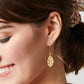 Petite Primrose Drop Earrings Gold