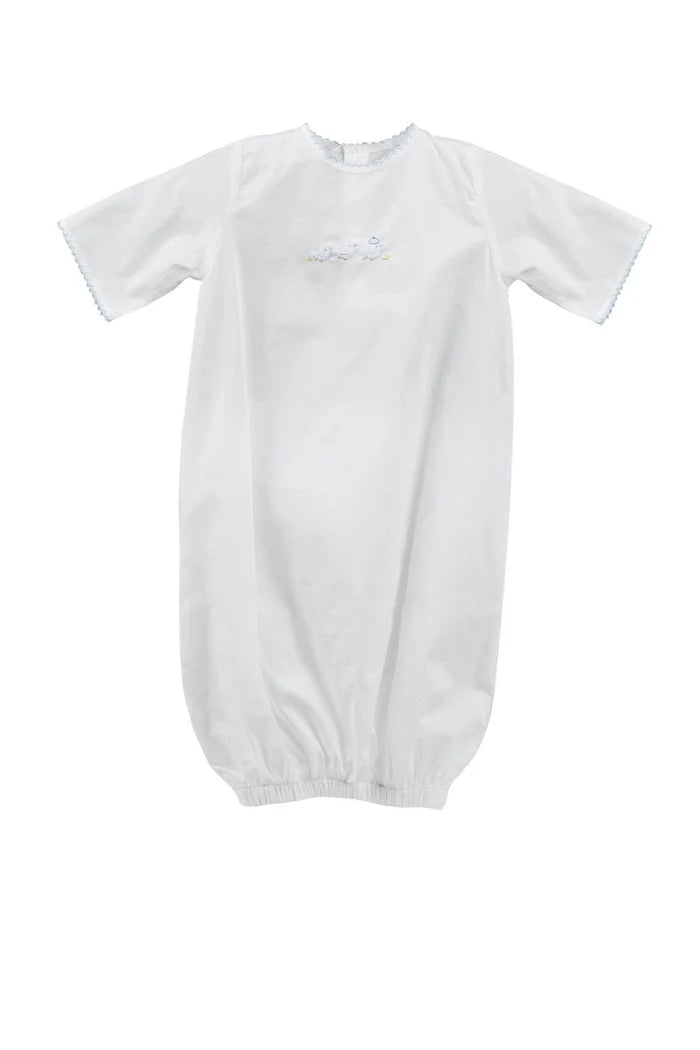 Chick Embroidered Baby Gown