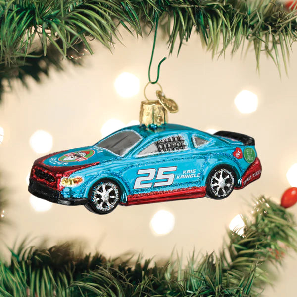 Old World Christmas Racing Sports Car Ornament 