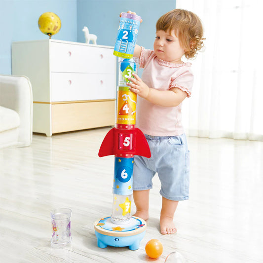 Hape Rocket Ball Air Stacker toy for kids