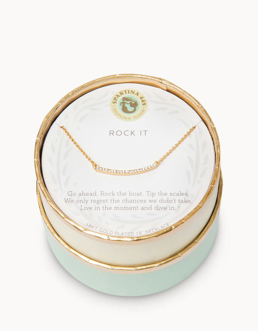 Spartina 449 Se La Vie Necklace Rock It arc gold 