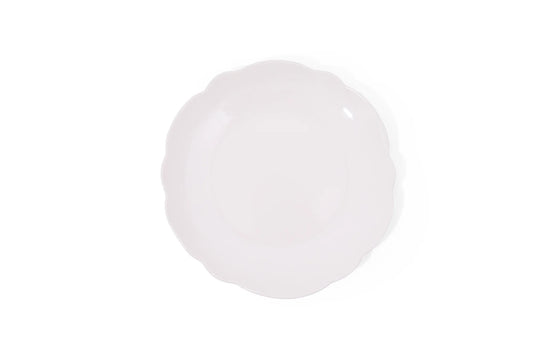 Relish Today's Everyday Scalloped Dinner Plate Cream color melamine