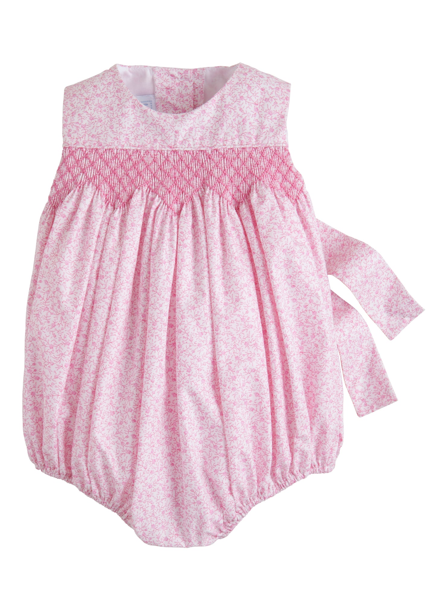 Spring 2024 Little English Simply Smocked Bubble Pink Vinings 