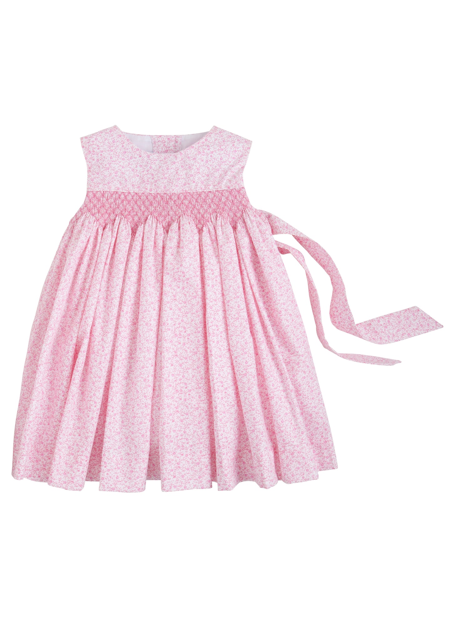 Little English Spring 2024 Simply smocked Dress Pink vinings 