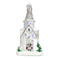 Old World Christmas Sparkling Cathedral glass ornament 