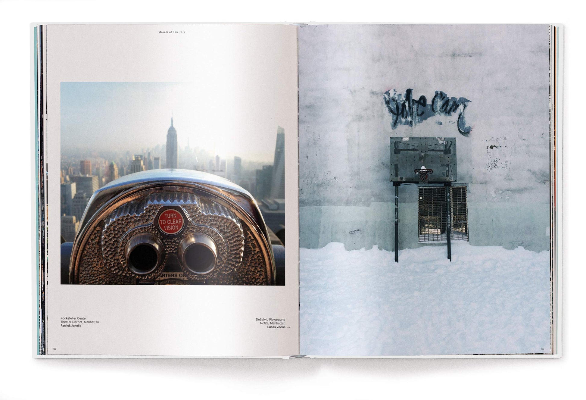 Streets of New York coffee table book 