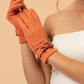 Powder UK Tangerine fenella gloves
