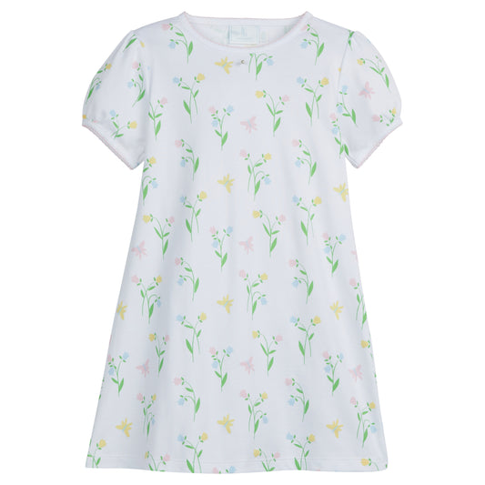 Spring 2024 Printed T-Shirt Dress Butterfly Garden 