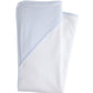 little english hooded towel blue stripe 
