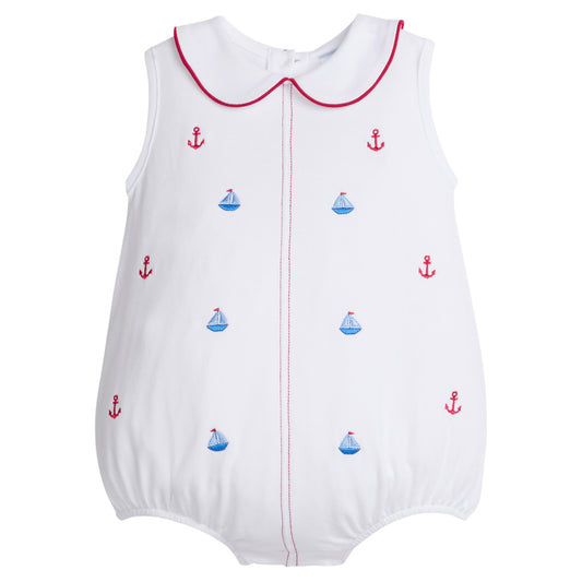 Little English 2024 Embroidered Peter Pan Bubble Nautical 