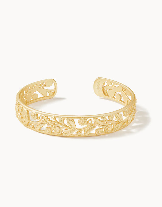 Spartina 449 Gold Vine Cuff Bracelet 