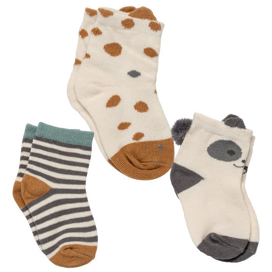 Stephen Joseph Zoo Sock set of 3 for baby