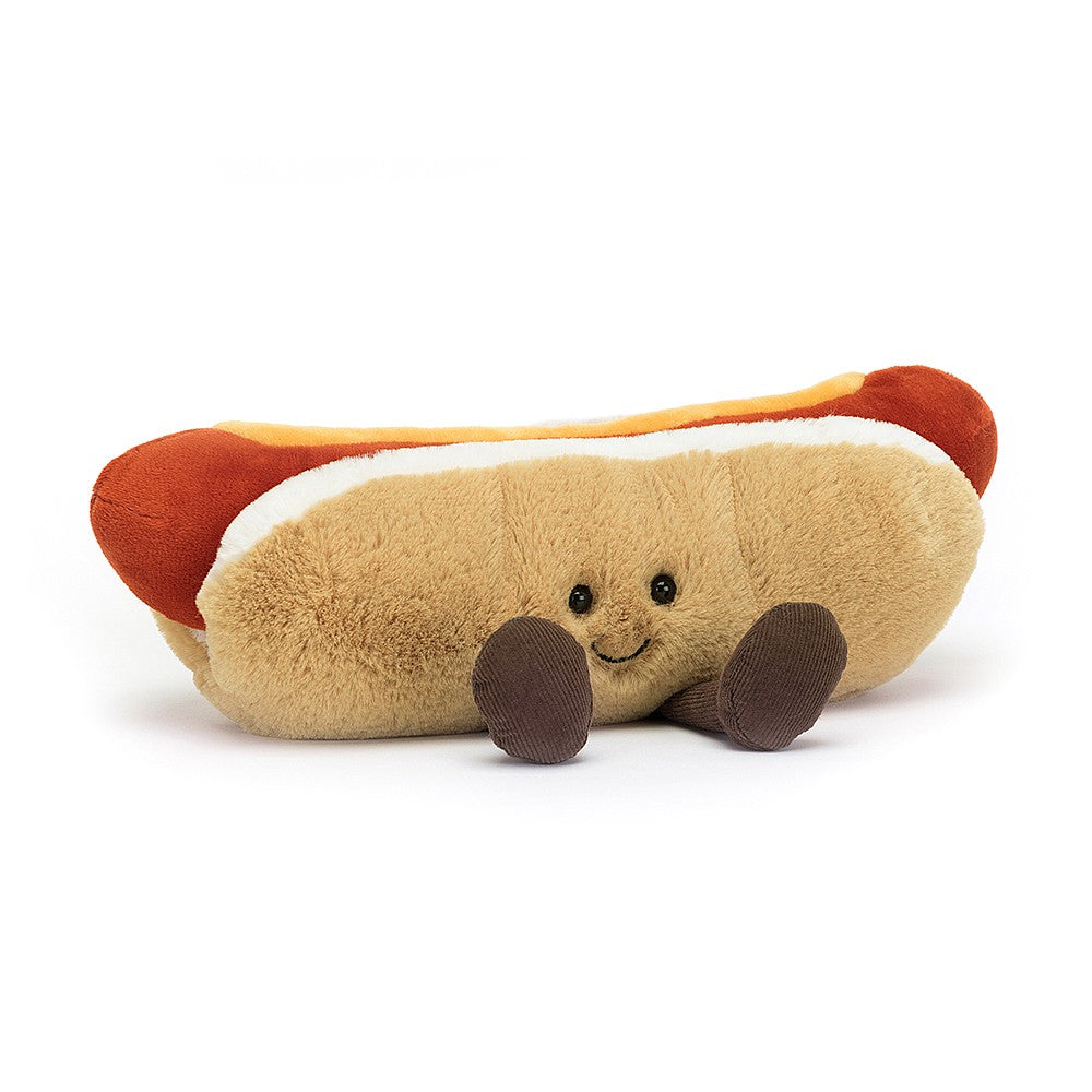 Jellycat Amuseable Hot Dog plush toy for kids