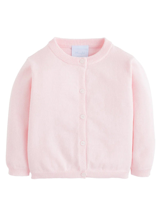 little english essential cardigan light pink for baby and toddlers 