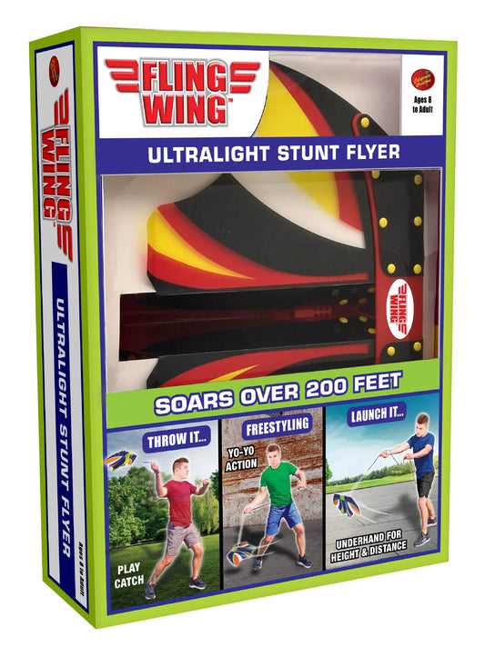 Fling Wing ultralight stunt flyer outdoor toy play catch 
