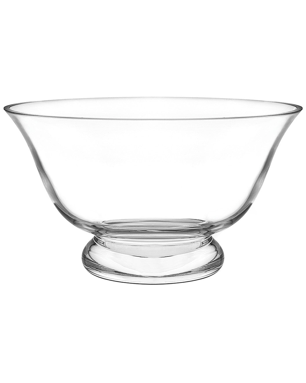 glass bowl serving paul revere godinger pedastal bowl clear