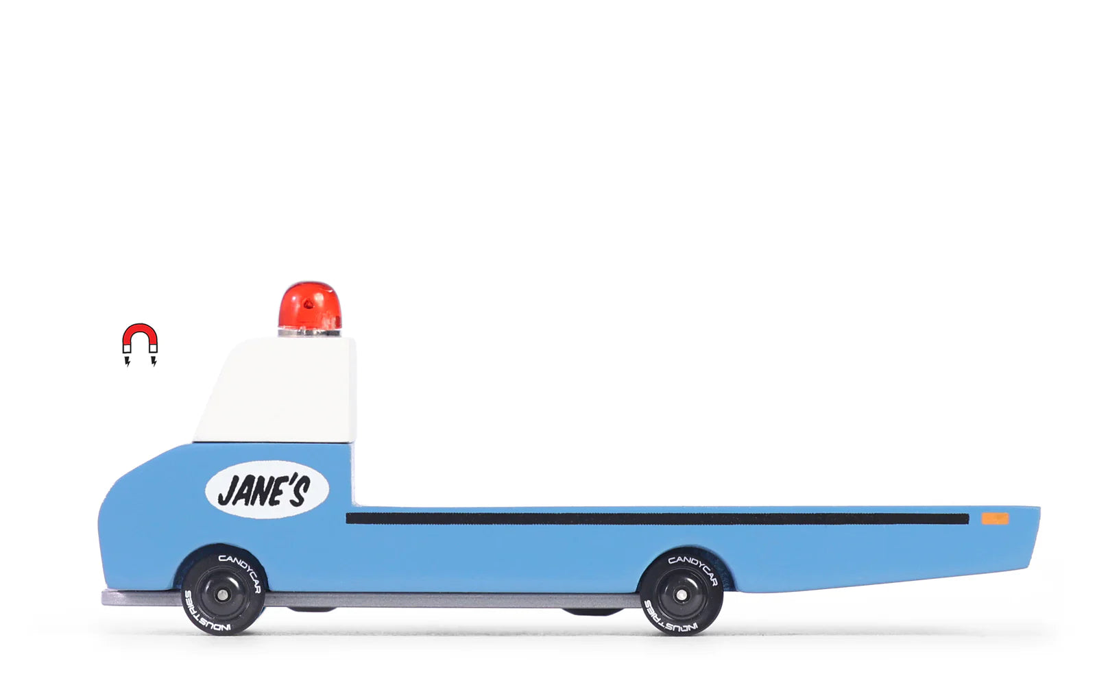 Candylab Jane's Tow Truck wooden toy car for kids
