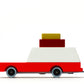 Candylab Luggage Wagon W021 orange wooden toy car for children