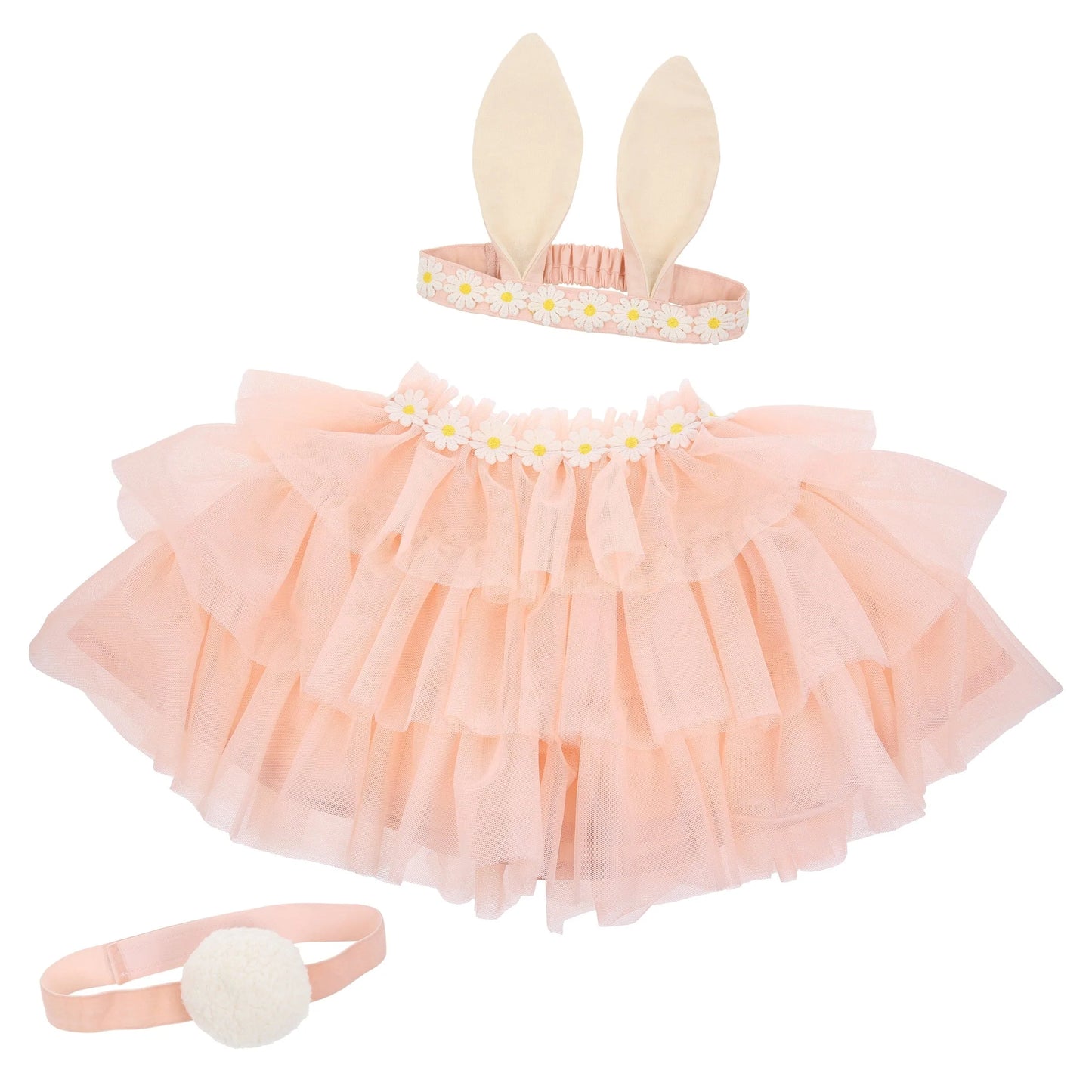 Meri Meri Peach tulle bunny costume dress up for kids Easter spring party celebration play