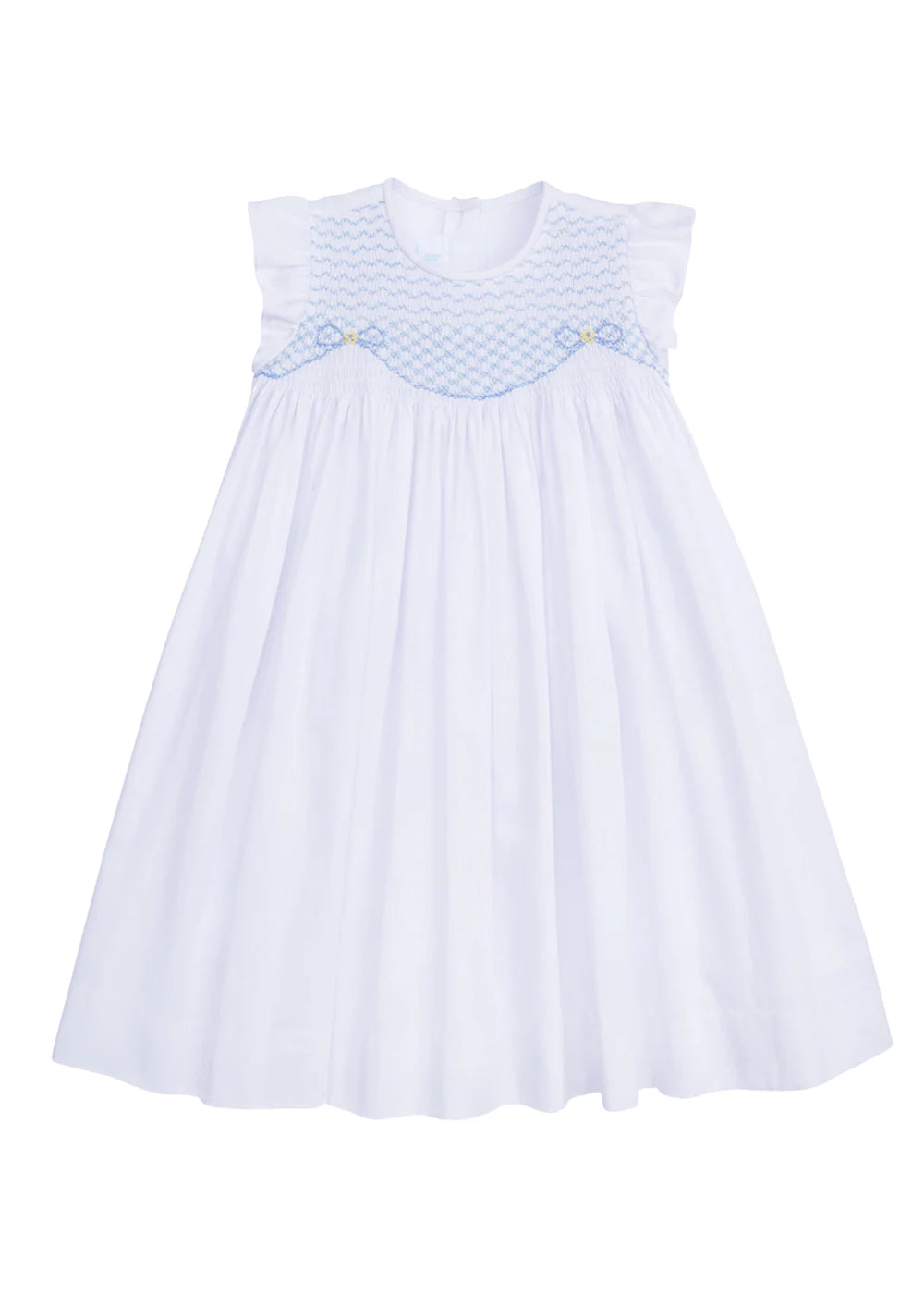 Little English Smocked Bella Dress light blue