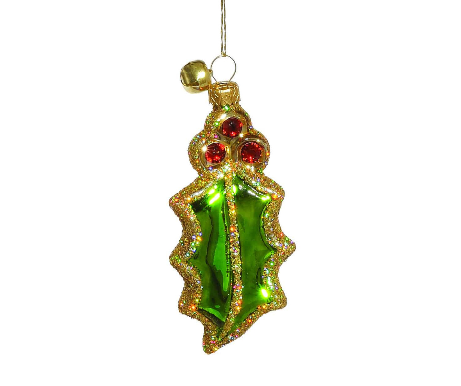 JingleNog Holly By Golly Christmas Ornament 