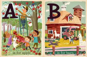F is for Farm children's book