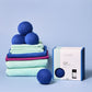Capri blue volcano dryer ball set with laundry fragrance oil