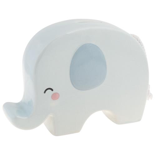 stephen joseph grey elephant ceramic piggy bank for kids