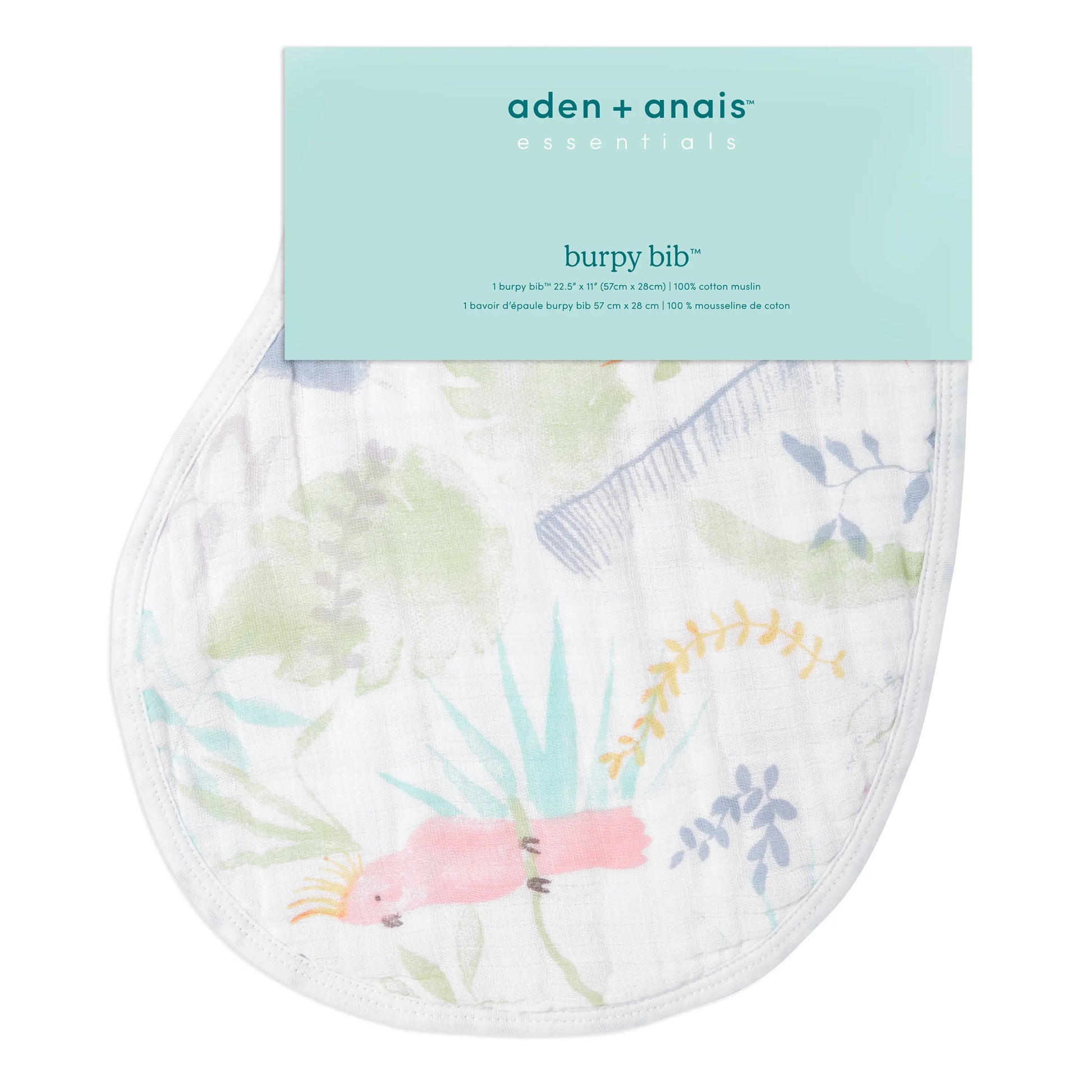 aden + anais essentials burby bib jungle print for baby