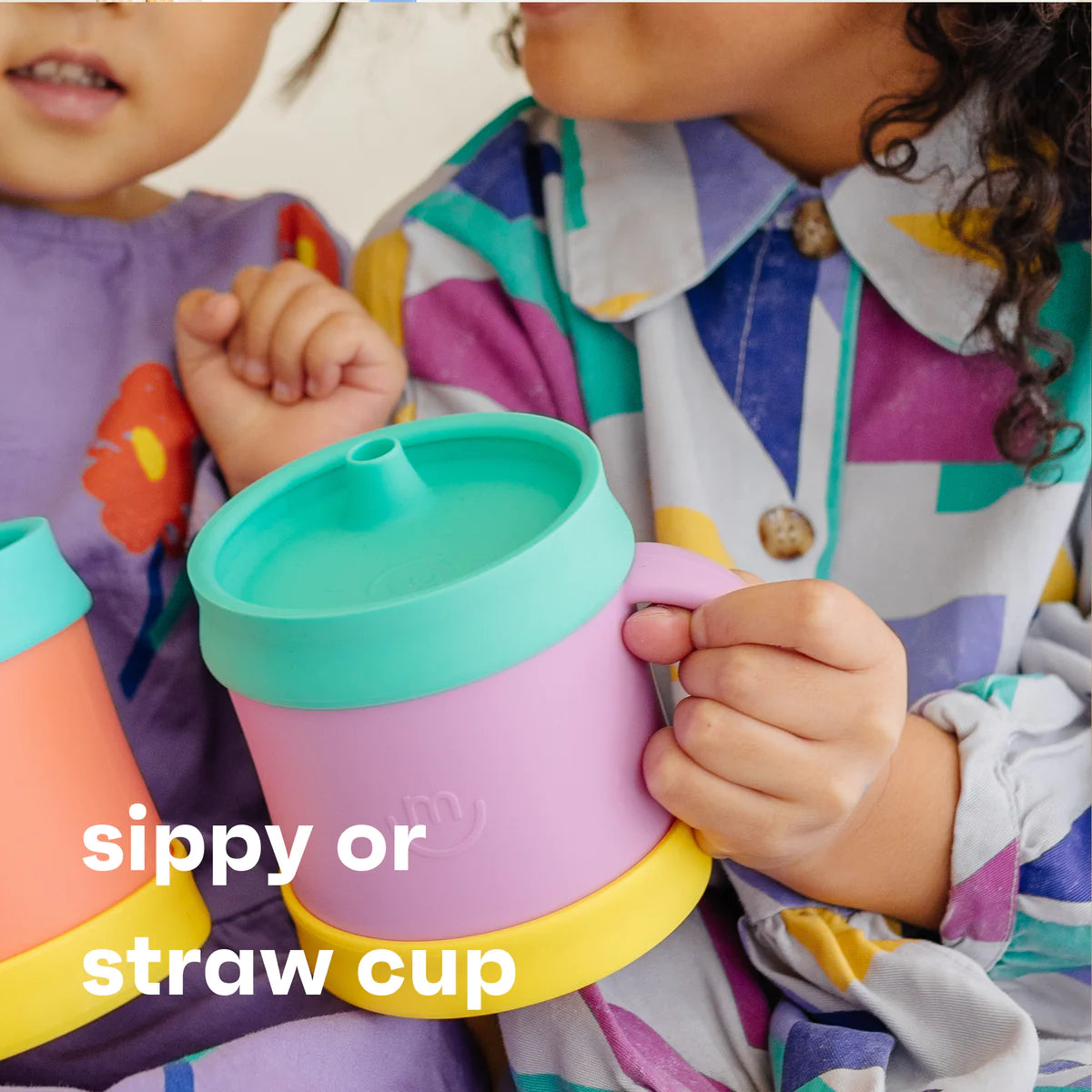 3 Way Toddler Sippy Cup 6 Months, Baby Cup with Straw, Food Grade