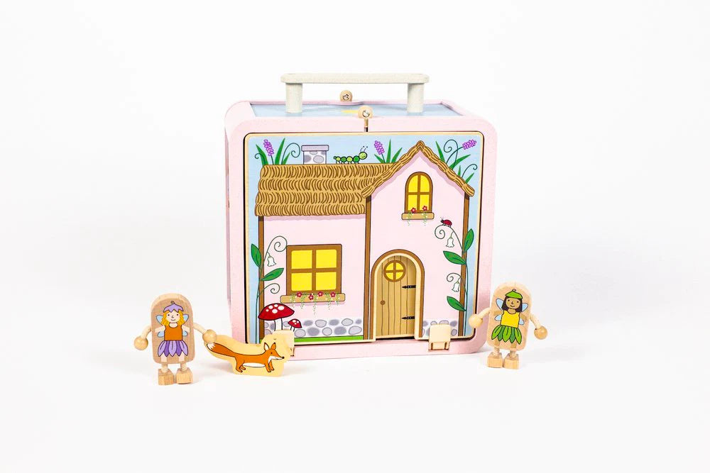 jack rabbit creations fairy house suitcase toy