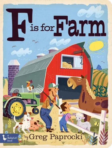 F is for Farm children's book