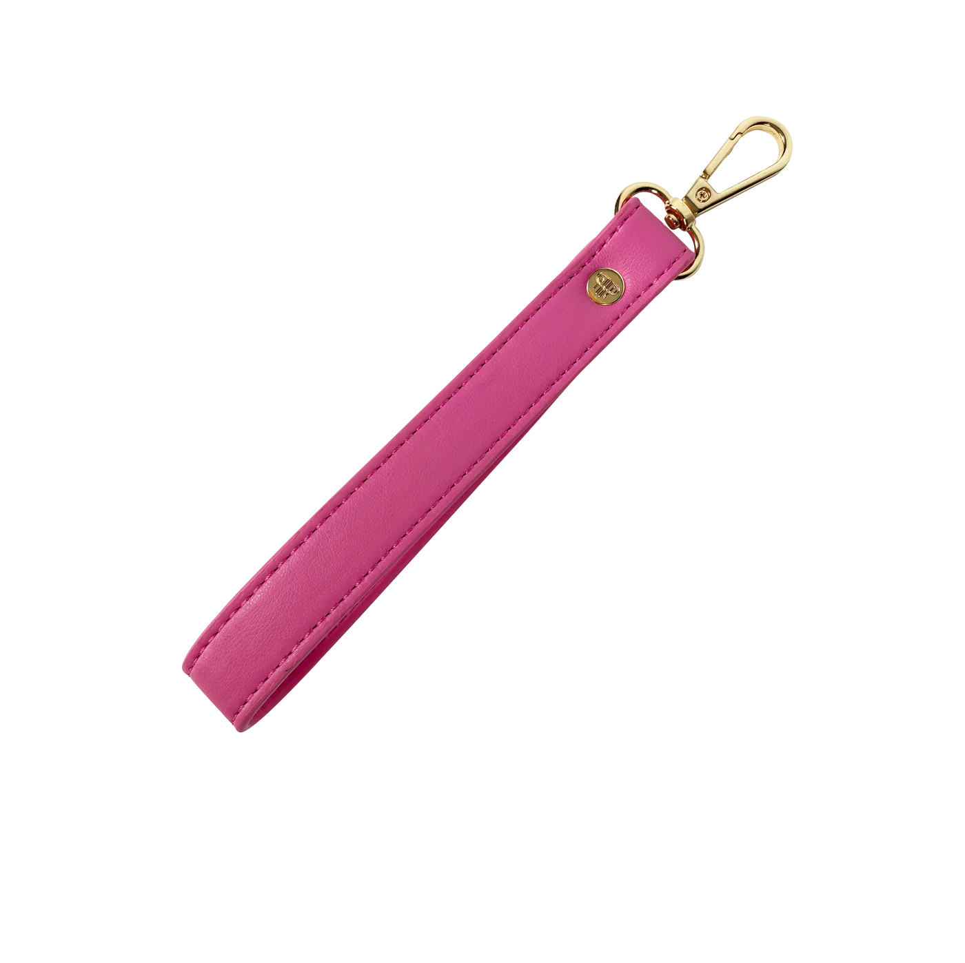 Pursen wristlet strap key chain bubbalicious hot pink
