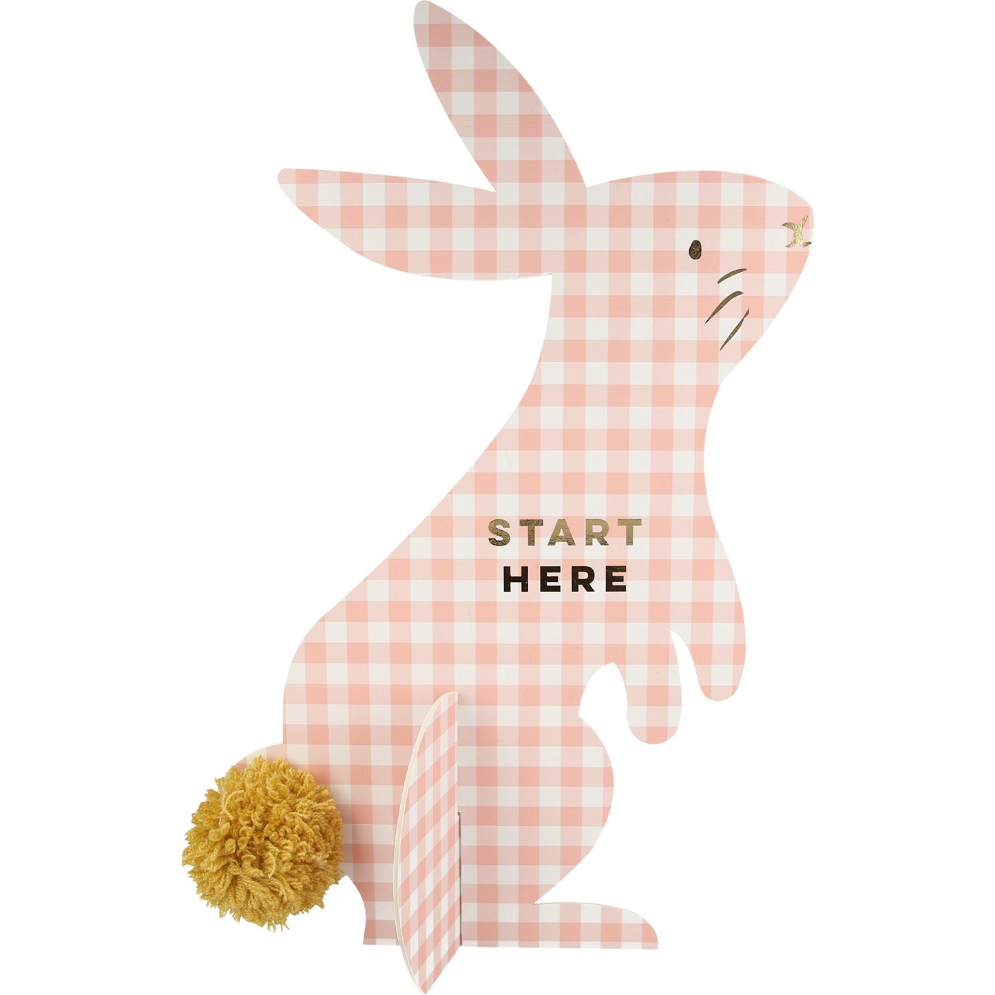 Meri Meri gingham bunny easter egg hunt kit spring fun for kids