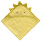 stephen joseph yellow sun hooded bath towel for baby 