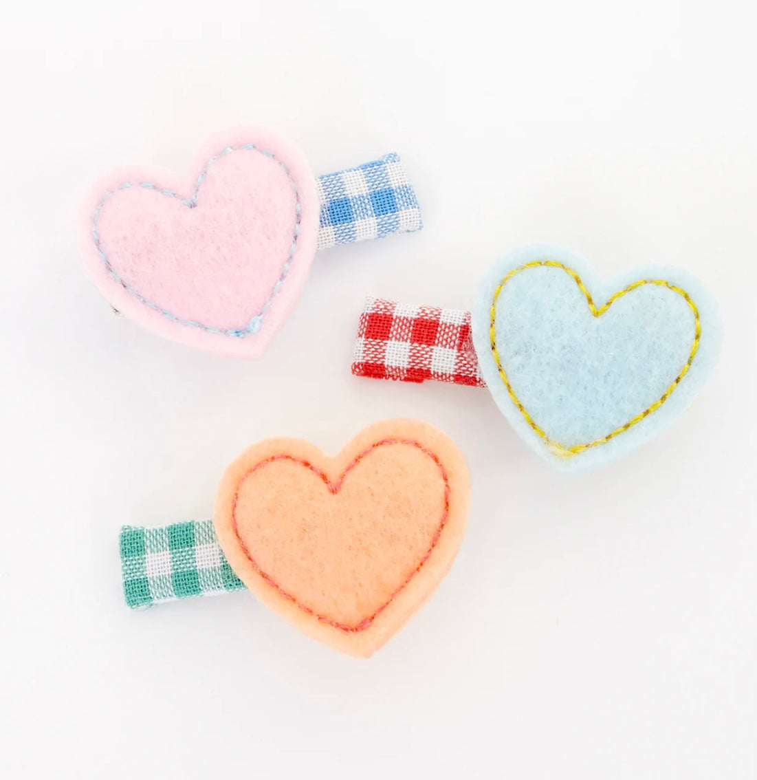 Meri Meri Valentine's Day heart hair clips for kids