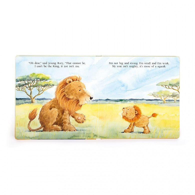 Jellycat The Very Brave Lion book for kids