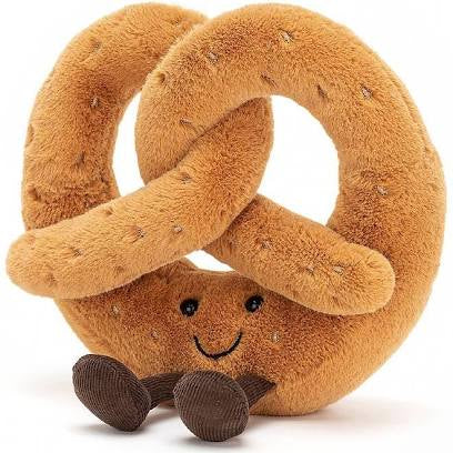 Jellycat amuseable pretzel plush toy for kids