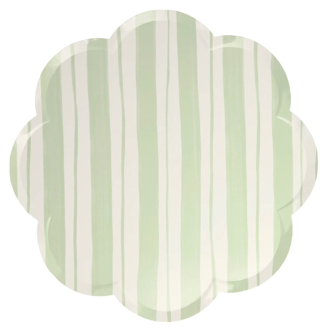 Meri Meri ticking stripe dinner paper plates easter spring party green pink blue pastel 