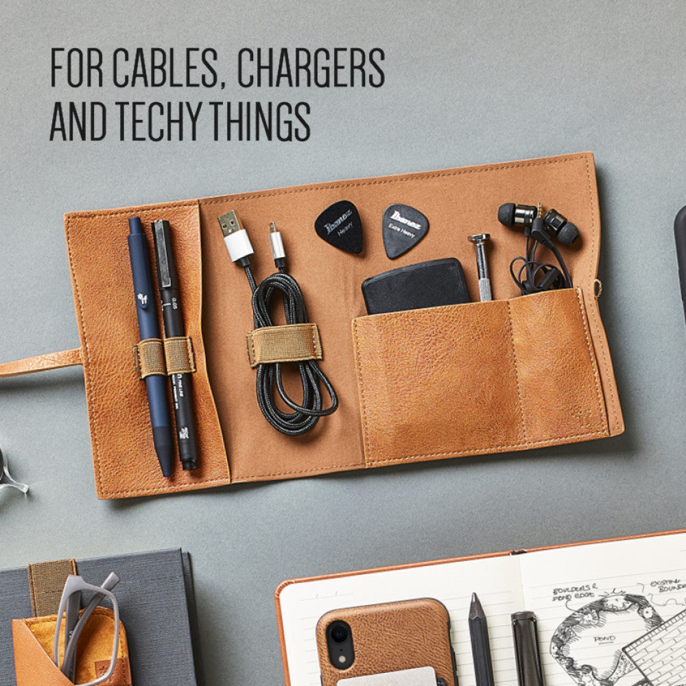 bookaroo tech tidy travel case cable and tech organizer
